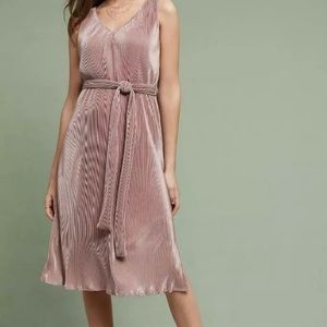Anthropologie mauve dress